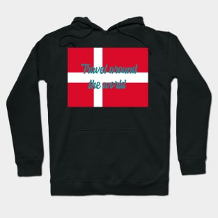 Travel Around the World - Denmark Hoodie